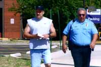 Police Chief Dave Ruebenhausen clarifying the difference between farm animals and parade animals